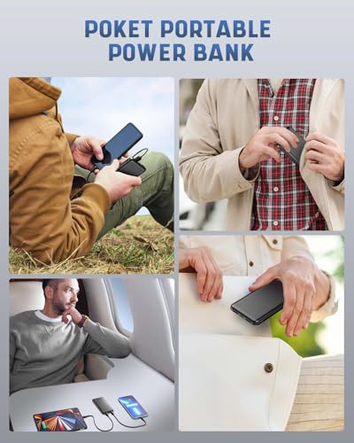 10000mAh Power Bank for iPhone, iPad, Samsung