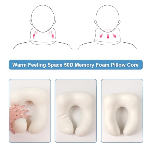 DAWNTREES Travel Pillow Set with Eye Mask and Earplugs