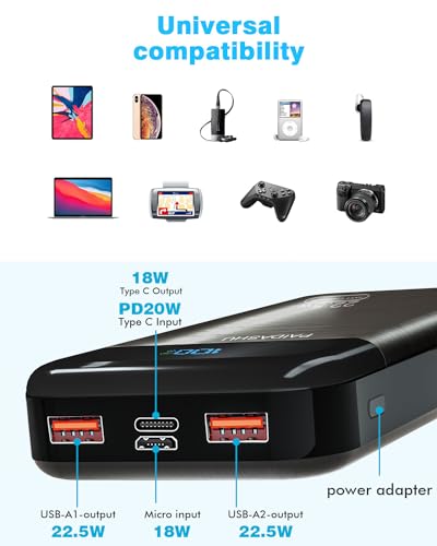 27,000mAh PD3.0 QC4.0 22.5W Power Bank