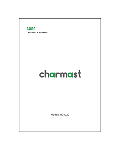 Charmast Power Bank - Slim, 26800mAh, 4 Outputs