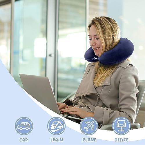 WENGX Memory Foam Travel Neck Pillow