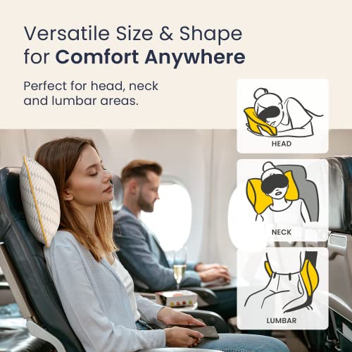Cosi Home Cooling Bamboo Travel Pillow - Memory Foam