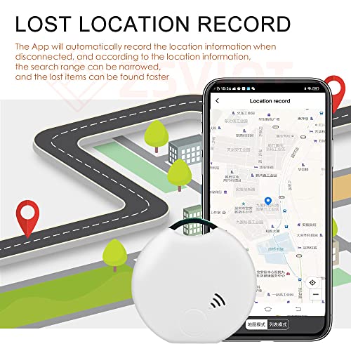 Bluetooth Item Finder - 2-Pack Key and Pet Tracker