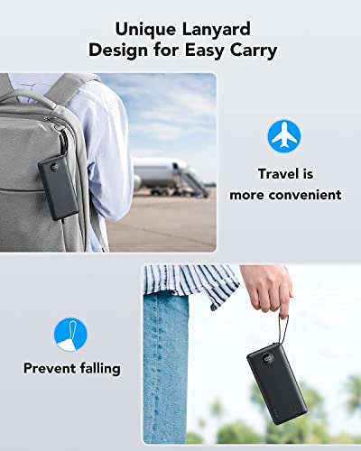 Portable 10000mAh Power Bank with 5 Outputs