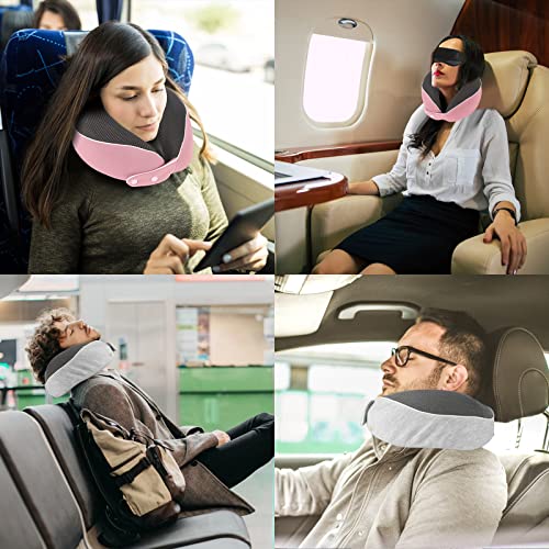 AYhome Memory Foam Travel Neck Pillow
