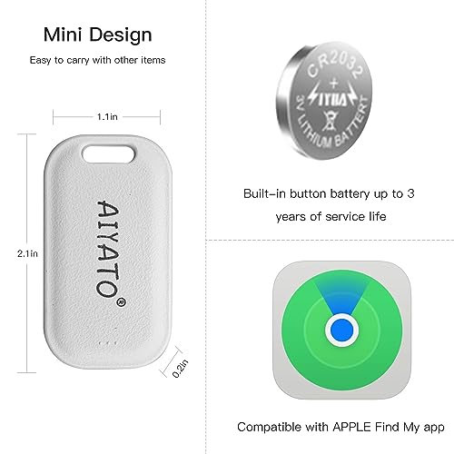 Mini Key Finder with Apple Find My App Compatibility