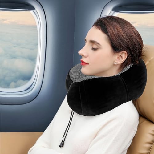DAWNTREES Travel Pillow Set with Eye Mask and Earplugs