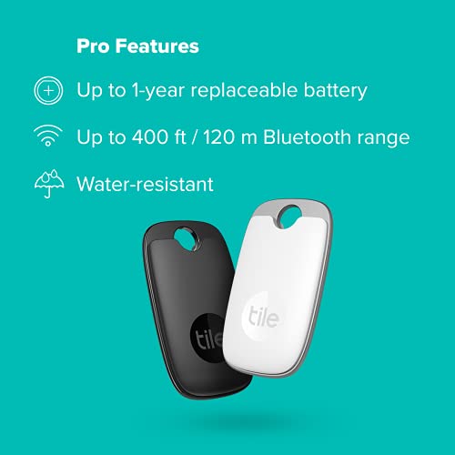 Tile Pro (2022) Bluetooth Item Finder, 2 Pack