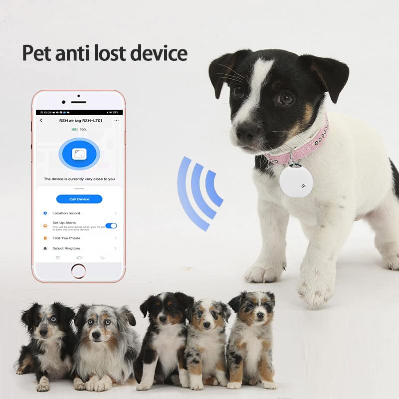 Bluetooth Item Finder - 2-Pack Key and Pet Tracker
