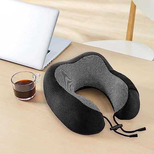 DAWNTREES Travel Pillow Set with Eye Mask and Earplugs