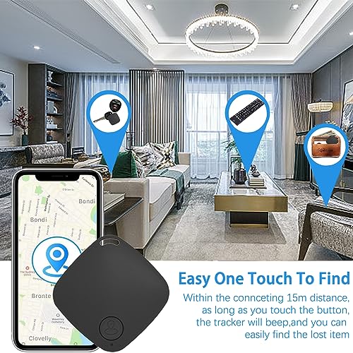 4pcs Bluetooth Key Finders for Android/iOS - Suitable for Kids, Pets