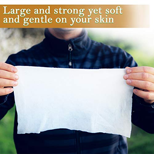 Biodegradable Bamboo Wet Wipes - Travel & Outdoor Essentials