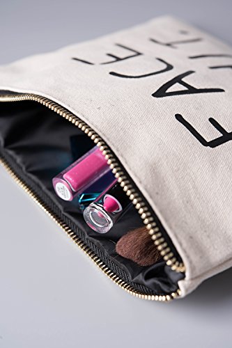 Canvas Makeup Bag for Toiletries, Gadgets & Travel