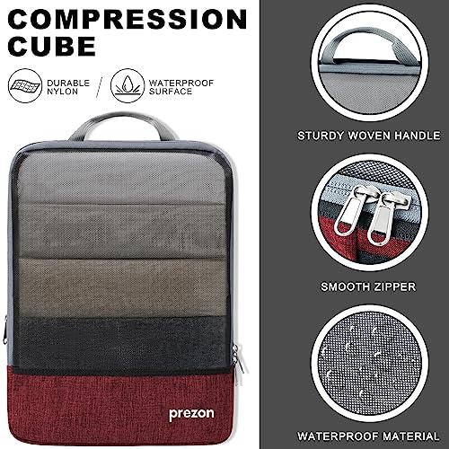 Prezon Compression Packing Cubes: Ultimate Travel Organizers