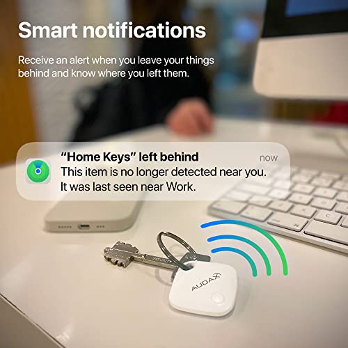 Audax Bluetooth Key Finder, iPhone Tracker - White