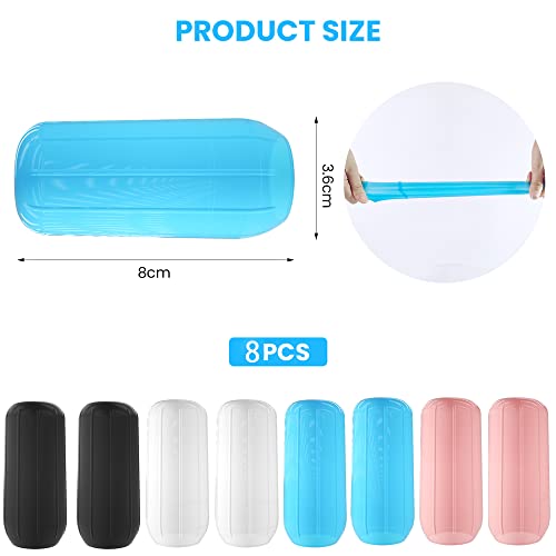 Pack of 8 Elastic Sleeves for Travel