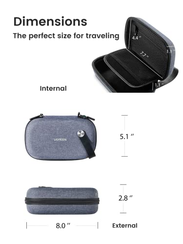 UGREEN Cable Organiser Bag for Travel, Electronics
