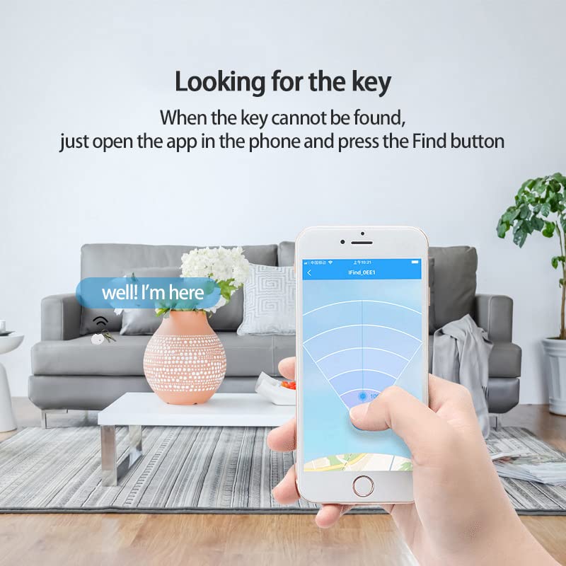 Bluetooth Item Finder - 2-Pack Key and Pet Tracker