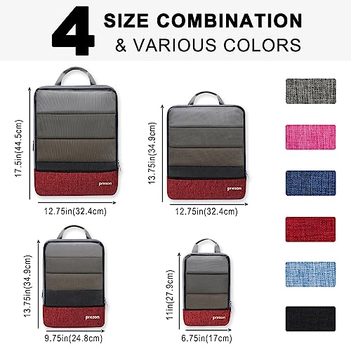 Prezon Compression Packing Cubes: Ultimate Travel Organizers
