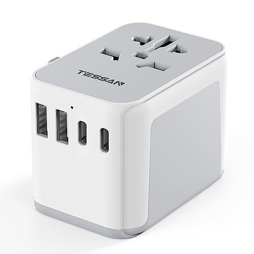 TESSAN Universal Travel Adapter with USB Ports