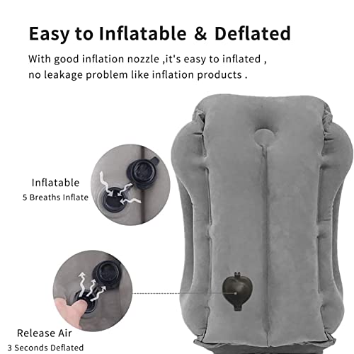 Inflatable Travel Pillow: Comfortable Support for Neck