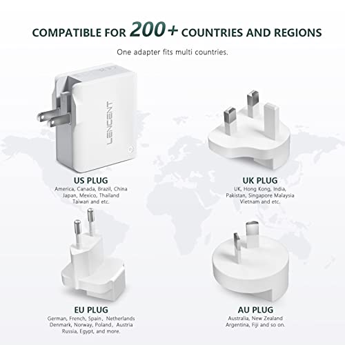 Lencent 4-Port Universal USB Charger for Gadgets
