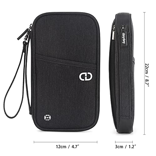 dayday® Passport Holder RFID Blocking Organizer Bag