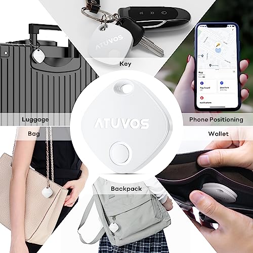ATUVOS Bluetooth Item Finder 2 Pack for Apple