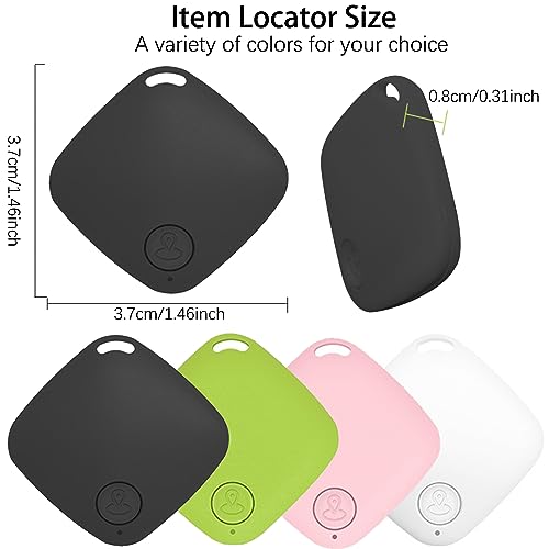 4pcs Bluetooth Key Finders for Android/iOS - Suitable for Kids, Pets