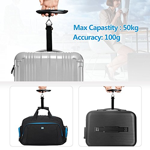 Portable Digital Luggage Scale - 110 lb/50 KG