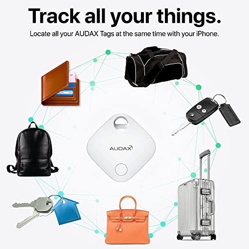 Audax Bluetooth Key Finder, iPhone Tracker - White