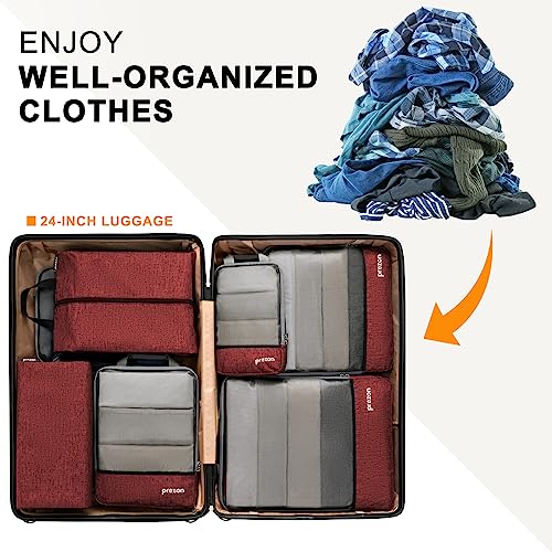 Prezon Compression Packing Cubes: Ultimate Travel Organizers