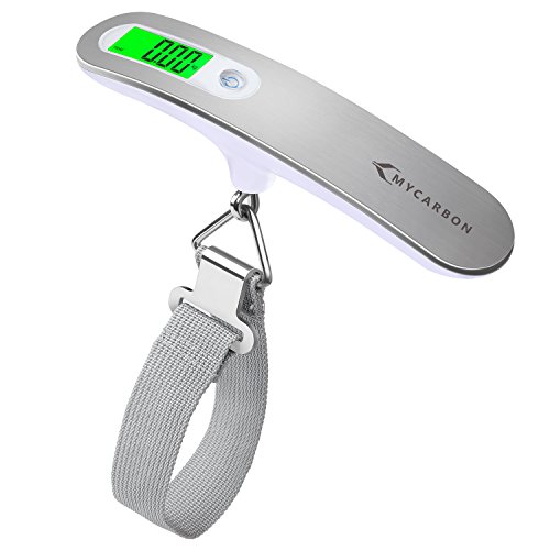 Portable Digital Luggage Scale with Backlit, 110 lbs Capacity