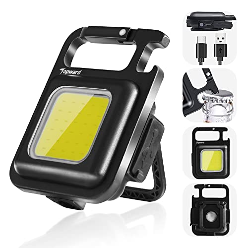 Rechargeable Keychain Torch - Super Bright LED, Portable