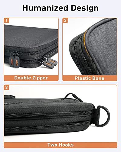 Portable Double Layer Travel Gadget Cable Organizer