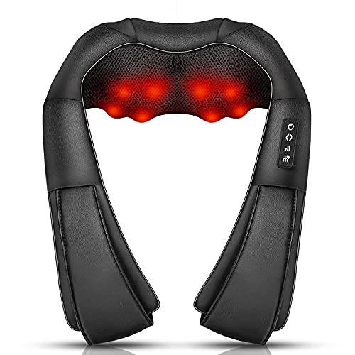 Portable Shiatsu Neck Massager with Heat by iKristin