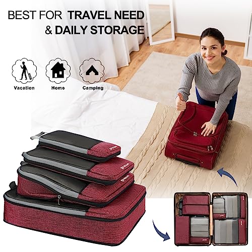 Prezon Compression Packing Cubes: Ultimate Travel Organizers