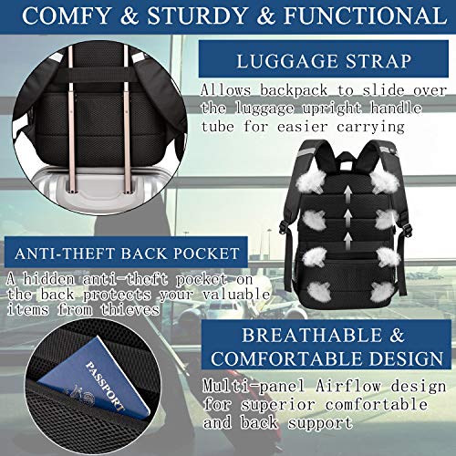 50L Travel Backpack with USB Charging Port