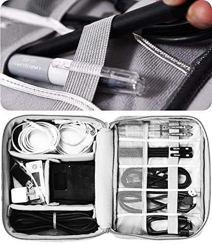 Universal Travel Gadget Bag for Electronics Accessories (Black)