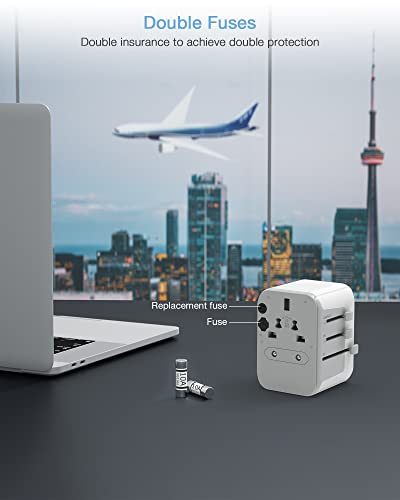 TESSAN Universal Travel Adapter with USB Ports