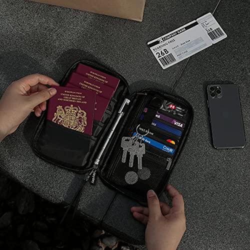 dayday® Passport Holder RFID Blocking Organizer Bag