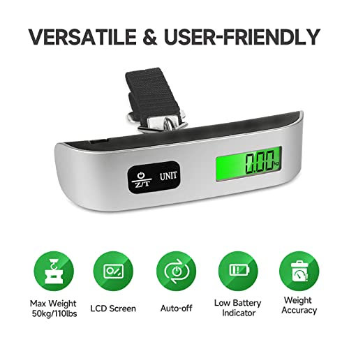 Portable Digital Luggage Scale, Essential Travel Accessory