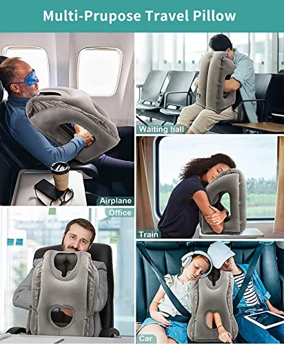 Inflatable Travel Pillow: Comfortable Support for Neck