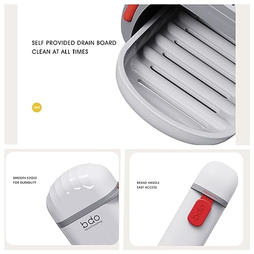 Portable Waterproof Travel Soap Case with Lid