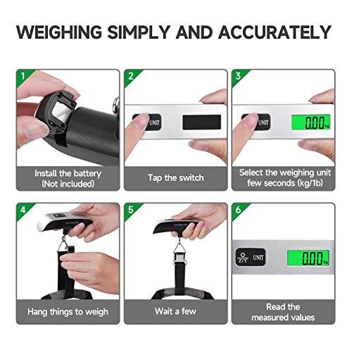 Portable Digital Luggage Scale, Essential Travel Accessory
