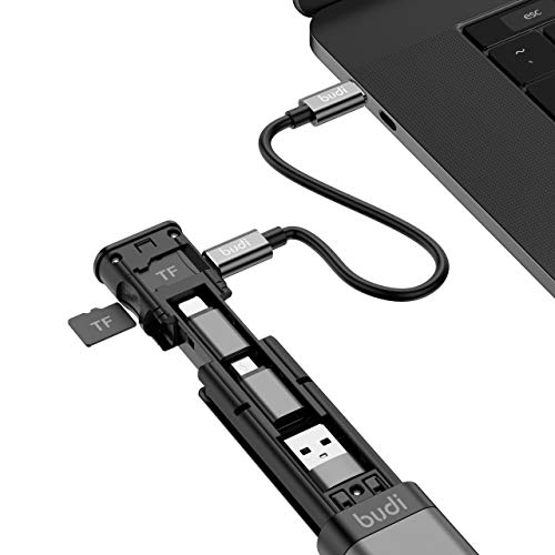 Budi 9-in-1 Charging & Data Sync Cable - Black