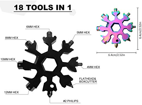 STEBRUAM Snowflake Multi Tool - 18 Functions