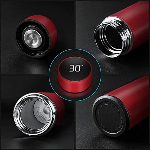Flintronic Smart Water Bottle, LED Temperature Display
