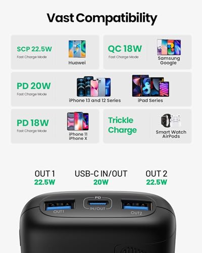 INIU 22.5W Fast Charging Portable Power Bank
