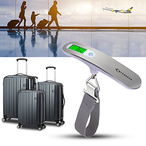 Portable Digital Luggage Scale with Backlit, 110 lbs Capacity